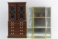 Miniature Glass Front Curio Cabinet