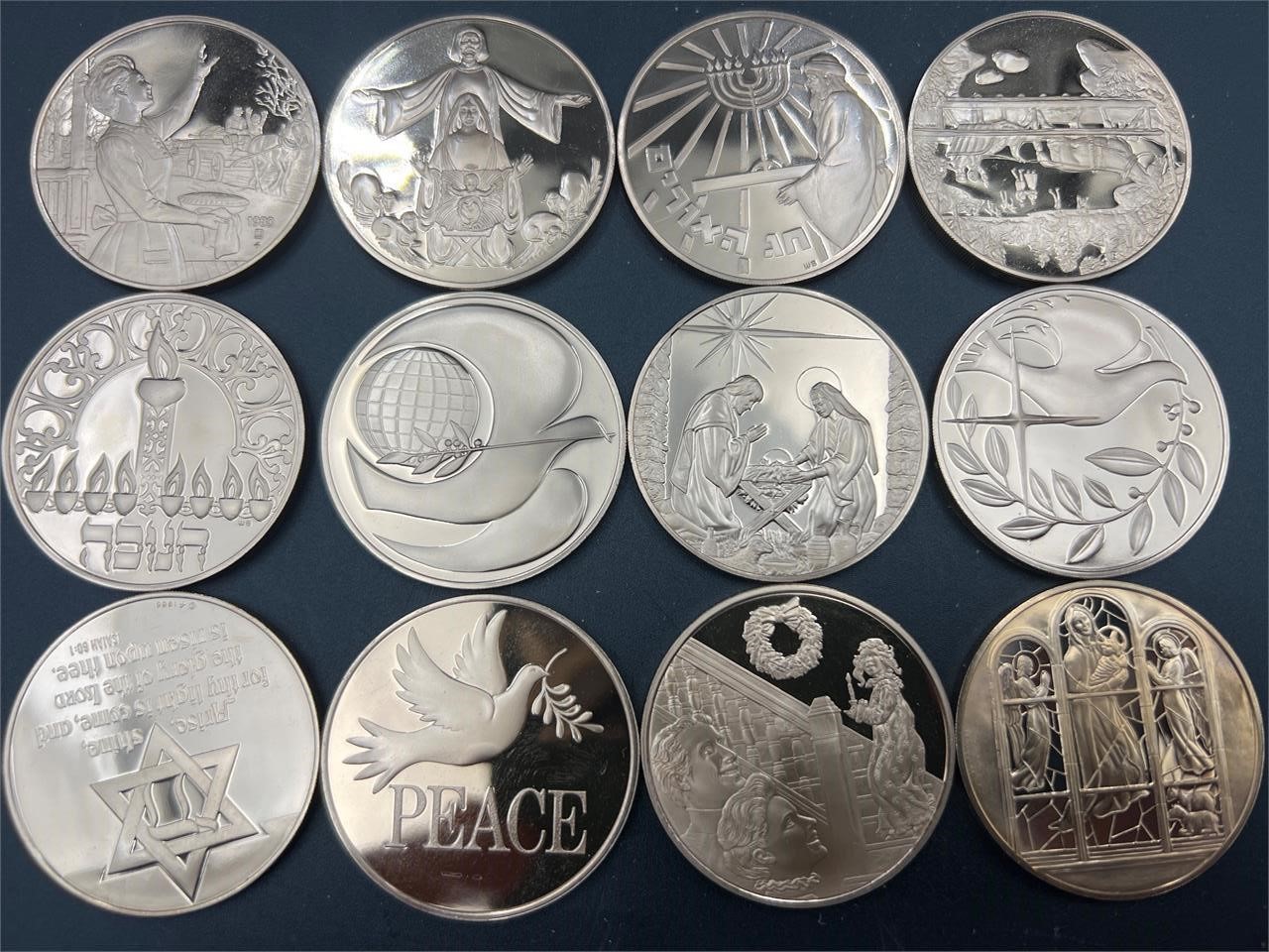 Solid Bronze Medallion Coins
