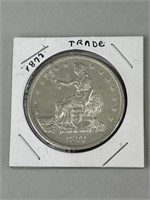 Remake 1877 90% Silver Trade Dollar.