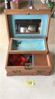 JEWELRY BOX & CONTENTS