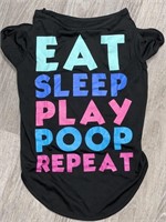 Medium Eat Sleep Play Poop Repeat Tee Shirt 19”L