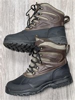 Weatherproof Leather Duck Hiking Boots Size 10