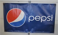 Pepsi advertising banner, 59.5x35.5