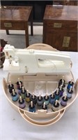 VINTAGE PORTABLE SMALL SEWING MACHINE