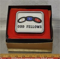 Vintage Odd Fellows auto grille light