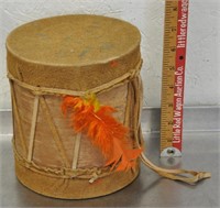 Vintage handcrafted drum, see pics