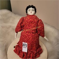 China Lady Doll  Unique 11"
