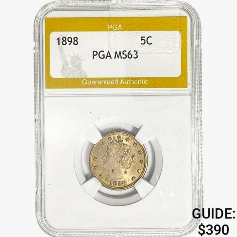 1898 Liberty Victory Nickel PGA MS63