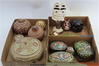 3 Trays Decorative Boxes & Handcrafted Souvenirs