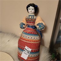 Vtg Avon Am Heirloom Doll 80's Porcelain Head