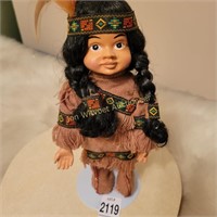 Native American Doll 9"