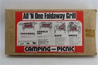 All-In-One Foldaway Grill For Camping & Picnics