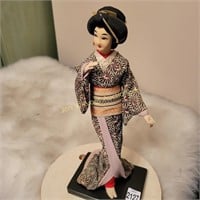 Japanese Geisha Doll Wearing Kimono Doll