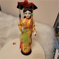 Asian Japanese Geisha Doll  10"