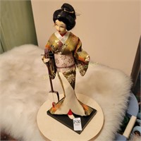 Unique Antique Old Asian Japanese  Geisha Doll