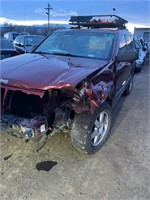 2008 Jeep Grand Cherokee Red