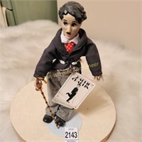 Charlie Chaplin  Porcelain  Doll