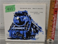 CN railroad collectible ceramic tile, 6"x6"