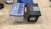 PAIR OF PORTABLE FILE TOTES