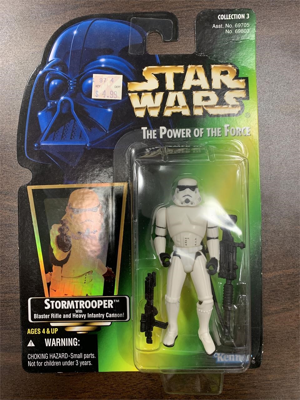 Star Wars unsigned Stormtrooper action figure