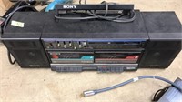SONY PORTABLE STEREO/CASSETTE PLAYER