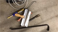 PRY BARS AND ASST DRYWALL TOOLS