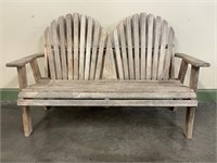 Wooden Patio Settee