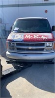 2002 Chevrolet Express Red