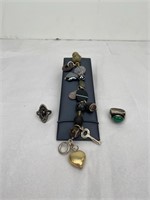 Small Lot of Sterling Silver Jewelry