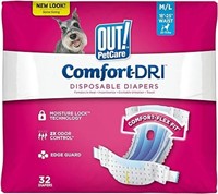 OUT! Disposable Female Dog Diapers | Absorbent Fem