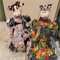 Crafted Ms Pig and Ms Cow