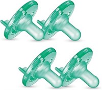 Philips Avent Soothie Pacifier 3m+, Green, 4 pack,