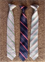 3 Clip On Ties - Childrens