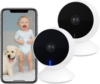Laxihub Baby Monitor 2 Cameras, Indoor Security