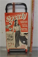 Vintage luggage cart, unused