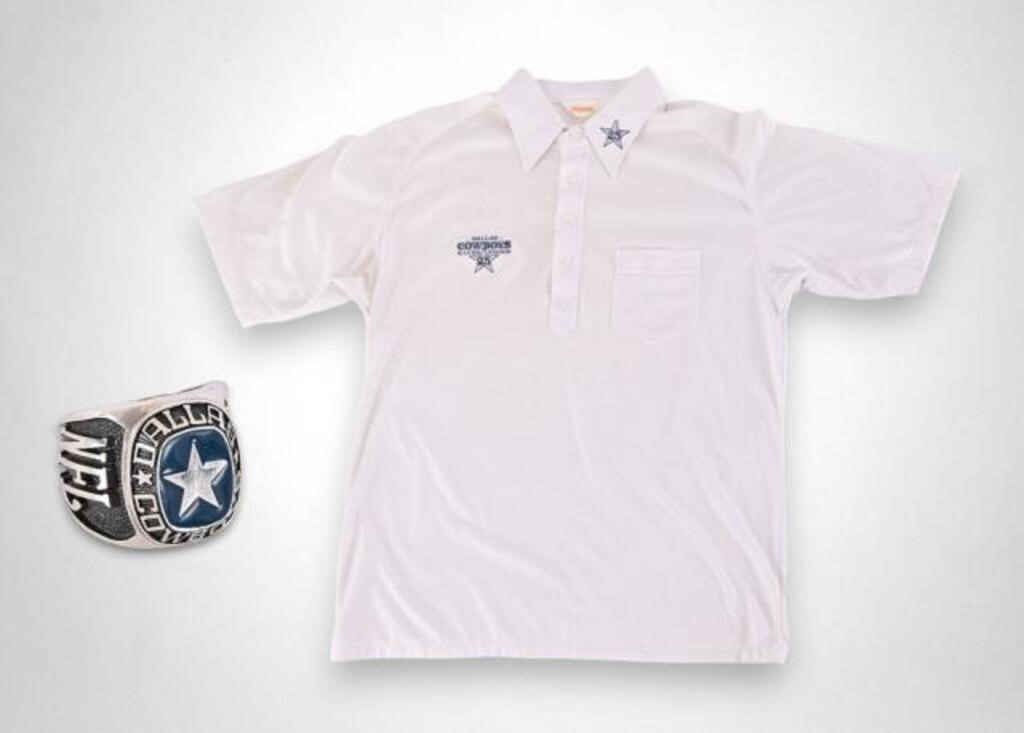 Dallas Cowboys 25th Anniversary Ring & Shirt