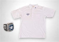 Dallas Cowboys 25th Anniversary Ring & XL Shirt