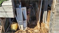 Shed of Contents, Metal, Wood Items, Electrical