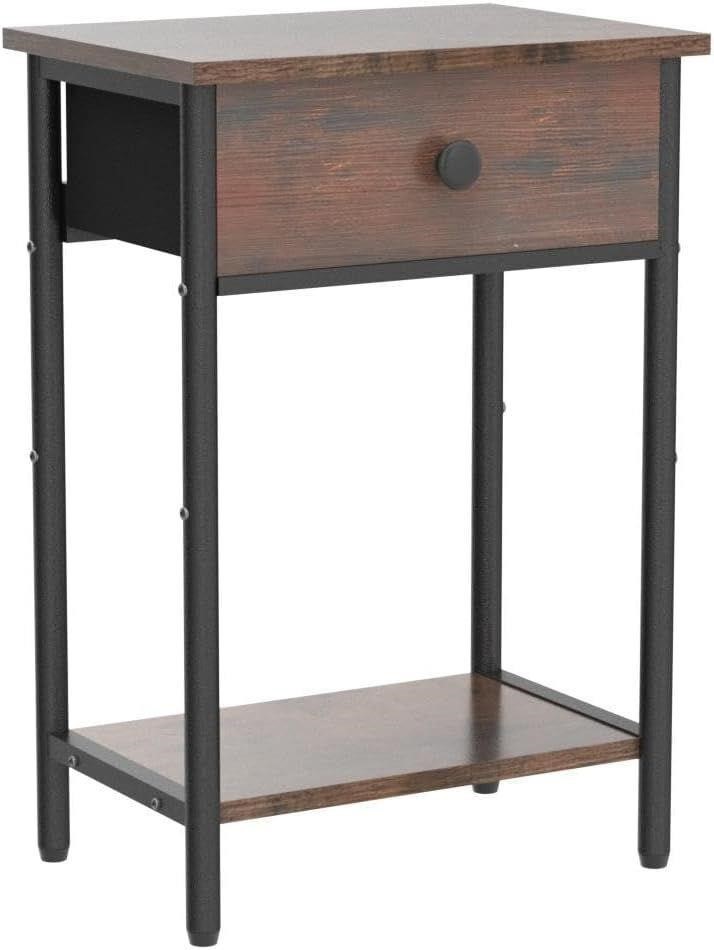 Night Stand Bedside Tables with Drawer