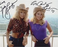 Judy and Audrey Landers "Dallas " signed photo