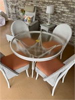 Patio table and 4 chairs