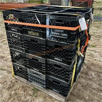 4 Milk Crates on Pallet