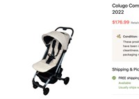 Colugo Compact Stroller, Dune Zebra, 2022