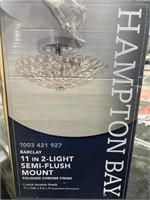 Hampton Bay Barclay 2-Light Semi-Flush Mount