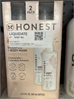 Honest shampoo & body wash 2-17 oz