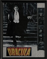 Dracula custom framed print with film slide. 11x14