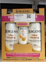 Jergens ultra healing 2-21 fl oz  1-3 fl oz