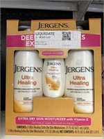 Jergens ultra healing 2-21 fl oz  1-3 fl oz