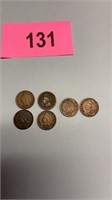 Lot of Indian Heads One Cent Pennies