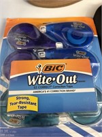 Bic wite-Out 6 pack
